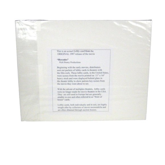 Walt Disney's Hercules  Lobby Card  Original 1997  Lobby Card US 11 x 14 - Picture 5 of 6